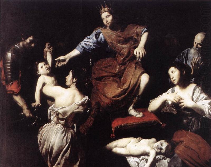 The Judgment of Solomon  at, VALENTIN DE BOULOGNE